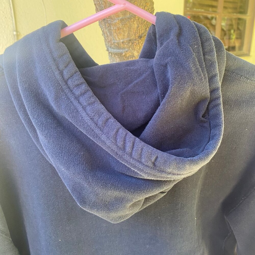 Women's Gap Navy Blue Hoodie Sweatshirt Size Small - Picture 11 of 11